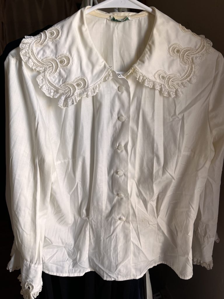 vintage Edwardian blouse from estate sale. 